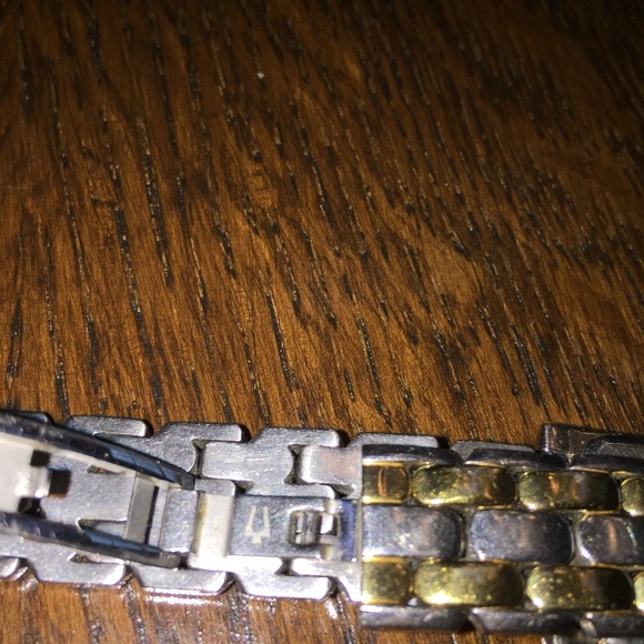 Bulova Two Tone 98L110 Rectangular Watch - Picture 4 of 8